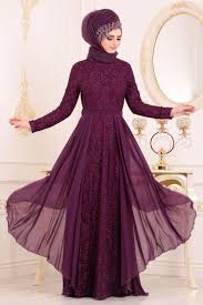 Tesetturlu Abiye Elbise Cicek Desenli Mor Tesettur Abiye Elbise 3308mor Tesetturisland Com 2020 Elbise The Dress Victorian Elbiseler