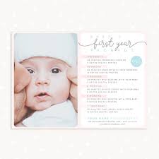 Baby S First Year Package Template Package Template Photographer Packaging Baby Products Packaging