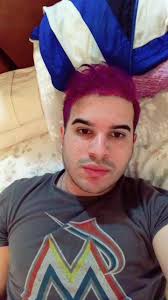 Pink Hair Male Model