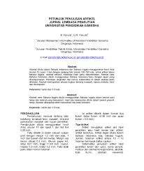 Pdf analisis faktor faktor yang. 19 Contoh Abstrak Makalah Bahasa Inggris