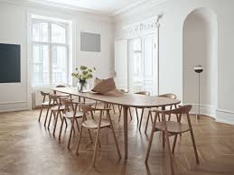 Yacht Dining Table 210 Cm Top In White Laminate Legs In Oak Bolia Com Dining Table Furniture White Oak Dining Table
