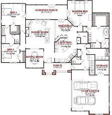 Bungalow Style House Plan 3 Beds 3 5 Baths 2910 Sq Ft Plan 63 225 Floor Plans House Plans Bungalow Style House Plans