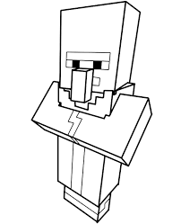 Supercoloring.com is a super fun for all ages: Printable Coloring Page Minecraft Villager Topcoloringpages Net