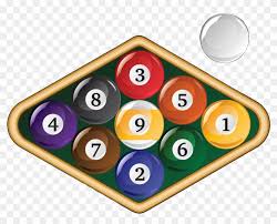 Next comes the eight ball, which should be placed in the centre of the rack, directly below the apex ball. How To Rack In 9 Ball Pool Rack Free Transparent Png Clipart Images Download
