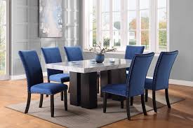 User rating, 3.2 out of 5 stars with 6 reviews. Croix Table 4 Blue Chairs D563 Table W Bl Chairs Dining Room Groups Price Busters Furniture