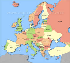 Europe is a continent located certainly in the northern hemisphere and mostly in the eastern hemisphere. Europe Political Map