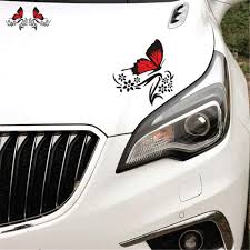 Wwg1wga oval decals and stickers for cars and windows customized in small & large sizes. Buy Practisol Car Decals For Women 1 Set Butterfly And Flower Car Decal Stickers Vinyl Car Graphics Side Hood Decals For Cars Suv Universal Scratch Hidden Car Sticker Black Online In Indonesia B07qnwnswf