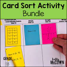 Ixl offers hundreds of grade 8 math skills to explore and learn! Math Card Sort Activity Grade 8 Bundle By Teaching Math And More