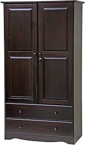 Simply functional, or (my personal favorite) functional and pretty. 100 Solid Wood Smart Wardrobe Armoire Closet By Palace Imports Java Color 40 Quot W X 72 Quot H X 21 Quot D 1 Wood Wardrobe Solid Wood Wardrobes Armoire