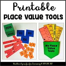 Printable Place Value Tools