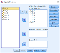 How To Perform A Two Way Repeated Measures Anova In Spss Statistics Laerd Statistics