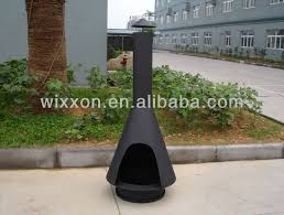 Chimeneas only have a small window to view the fire, but they often create less smoke and retain more heat. Outdoor Fire Pit With Chimney