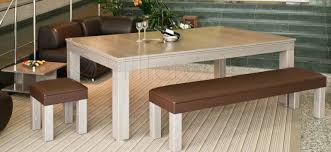 The material you chose for your dining table with bench set may vary with the kind of style you like and how well it fits in with the rest of your decor. Benches Dining Table