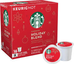 Starbucks Holiday Blend K Cup Pods 16 Pack 117433 Best Buy In 2020 Starbucks Holiday Blend Holiday Blend K Cups