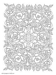 Some mandala designs are quite complicated, and will take more effort to colour. 130 Flower Coloring Pages For Adults Free