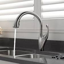The smart led changes its color and displays the flows temperature, it also tells about the battery replacement with time. Amazon Com Delta Addison Single Handle Touch Kitchen Sink Faucet With Pull Down Sprayer Touch2o And Shieldspray Technology Magnetic Docking Spray Head Chrome 9192t Dst Home Improvement