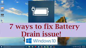 Do not wait until your laptop battery fully drains before charging it again. Battery Draining Too Fast In Windows 10 7 Ways To Fix It Youtube