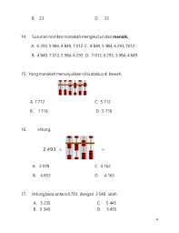 Kertas 1 Matematik Tahun 3 2017 Messages Cari Word Search Puzzle