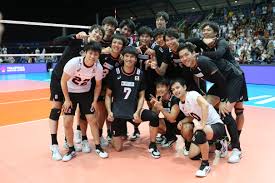The win secured serbia's place in the 2018 fivb women's world championship, and to celebrate, the team posed for a group shot where most players are seen pulling back their eyes. Match Germany Japan Fivb Volleyball Nations League 2019