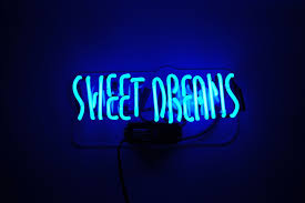 Sweet Dreams Neon Sign Neon Signs Blue Aesthetic Blue Wallpapers