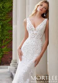 Lace Fit And Flare Wedding Dress Styles Wedding Dresses Lace Bridal Wedding Dresses
