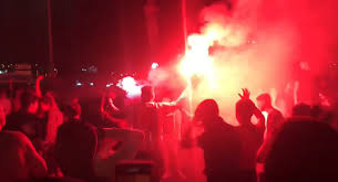 Εξαλλοι πανηγυρισμοι παοκ λευκοσ πυργοσ κυπελλο 2017 | paok fans celebrations. Flegetai O Leykos Pyrgos Gia To Kypello Toy Paok Binteo Eviazoom Gr Eyboia News
