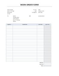 You can use this to sell and purchase by placing or accepting orders through the online medium. Work Order Form Template