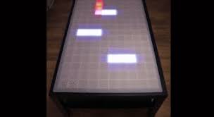 This led coffee table is perfect for any room in your home, office, or any place you want to add a touch of elegance to your living room or office space with a led light that can be used to replace the led lights on the wall or in the room of your house, bedroom, bathroom, etc. Animated Led Table With Smartphone Games Music Visualizer