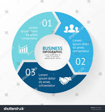 vector circle arrows infographic cycle diagram stock vector