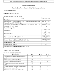 Summary of contents for ford escape hybrid 2006. 2006 Ford Escape Service Repair Manual