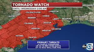 Public information statement national weather service houston/galveston tx 1015 am cst wed mar 2 2016. Tornado Watch Now Includes Houston Until 2 A M
