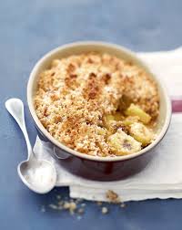 Crumble Creole Banane Rhum Et Raisins Secs Raisins Secs Gateaux Et Desserts Recette Crumble