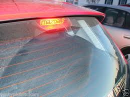 Mazda 3 Hatchback 3rd Brake Light Decal Overlay 03 04 05 06 Mazda 3 Hatchback Mazda 3 Mazda