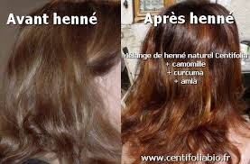 Avant Apres Henne Coloration Naturelle Cheveux Henne Naturel Coloration Vegetale