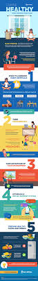 Staying Healthy While Working From Home Infographic How To Stay Healthy Infographic Health Social Media Infographic