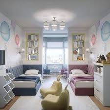 Desain kamar tidur anak kembar perempuan. Inspirasi Desain Interior Kamar Untuk Anak Kembar Sarae Id