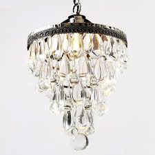 Vintage Wrought Iron 14 1 H Small Crystal Chandelier Small Chandelier Vintage Bathroom Lighting Iron Chandeliers