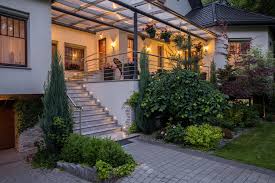 Using Uplighting And Downlighting In Your Laconia Nh Landscape Design Northern Lights