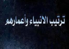 Maybe you would like to learn more about one of these? ØªØ¹Ø±Ù Ø¹Ù„Ù‰ ØªØ±ØªÙŠØ¨ Ø§Ù„Ø§Ù†Ø¨ÙŠØ§Ø¡ ÙˆØ§Ø¹Ù…Ø§Ø±Ù‡Ù… Ù…Ø¹Ù„ÙˆÙ…Ø§Øª Ù‡Ø§Ù…Ù‡