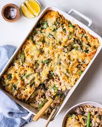 Healthier Creamy Tuna Pasta Bake In 2020 Creamy Tuna Pasta Creamy Tuna Pasta Bake Tuna Pasta Bake