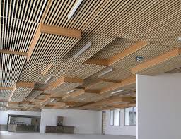 Lauder Linea Abgehangte Decke Referenz Docks De Seine Saint Ouen 93 Frankreich Wood Ceilings Ceiling Design Wall Cladding