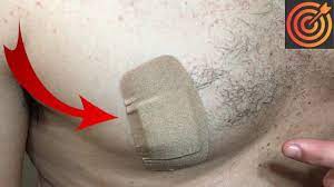 Band aid on nipple