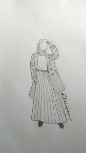 August 15, 2020july 30, 2020 by vera persibtiawati. Kartun Muslimah Sketsa Gambar Gambar Mode