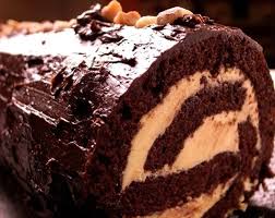 Chocolate Yule Log Peanut Butter Ice Cream Cake Recipe Ice Cream Cake Peanut Butter Ice Cream Cake