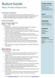 Music production, or music producers, mix sound by drawing instrumental and vocal elements together. Music Producer Resume Samples Qwikresume