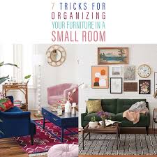To make the awkward, acute corner work, we pulled two armchairs up perpendicular to the sofa. 7 Tricks For Organizing Your Furniture In A Small Living Room The Cottage Market