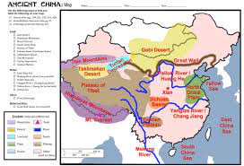 China Map Activity Riversareeverything Ancient China Map Geography Lessons China Map