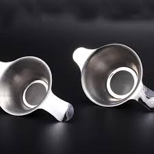 The funnel is made from 304 stainless steel and finished in a satin polish. 1pc Stainless Steel Tea Strainer Fine Mesh Chinese Kungfu Tea Leaf Funnel Filter For Tea Coffee Kitchen Accessories Tools Xianoe