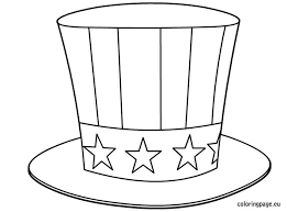 There are so many beautiful coloring pages out there i just had to share them with you all! Uncle Sam Top Hat Coloring Pages