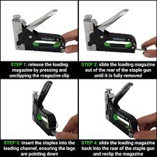 Per load, 18 gauge • brads: How To Load A Staple Gun Toolzilla Tools Official